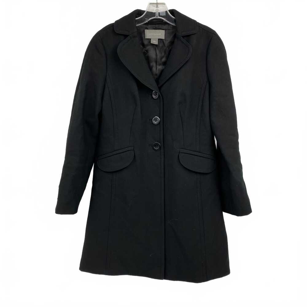 Ann Taylor Black Trench Coat | Womens 6